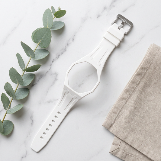 Bracelet + boîtier de conversion pour montre de poche — Blanc