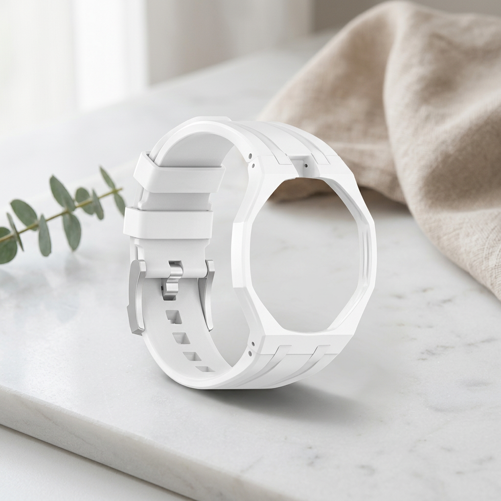 Bracelet + boîtier de conversion pour montre de poche — Blanc