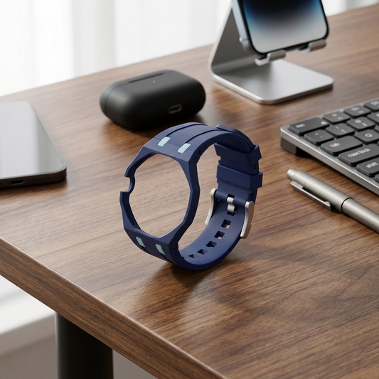 Bracelet + boîtier de conversion pour montre de poche — Bleu ciel