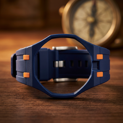 Bracelet + boîtier de conversion pour montre de poche — Bleu