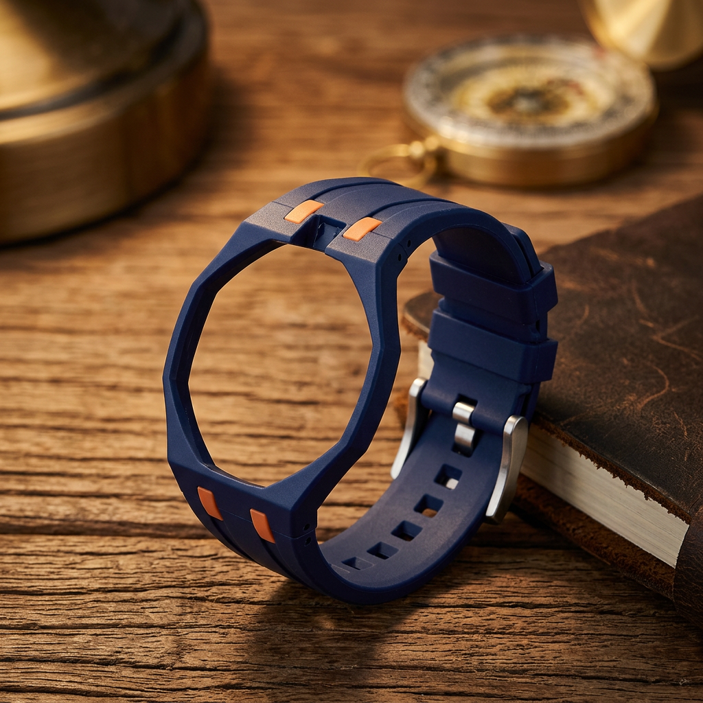 Bracelet + boîtier de conversion pour montre de poche — Bleu