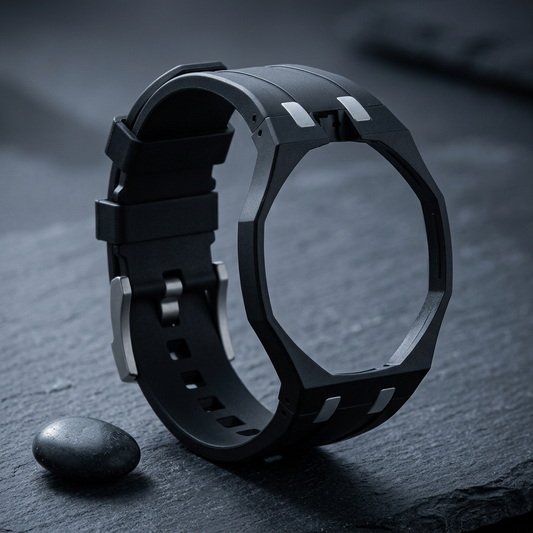 Bracelet + boîtier de conversion pour montre de poche — Noir